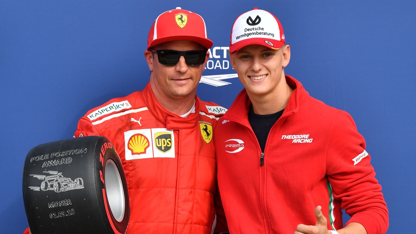 A Forma-1-es Olasz Nagydíj szombati napja, Kimi Räikkönen, Mick Schumacher 
