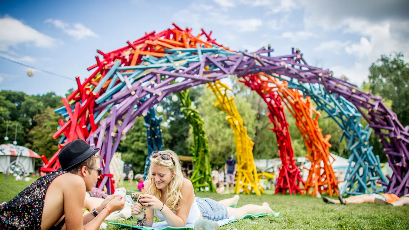 Sziget 2014, látványvilág, installáció 