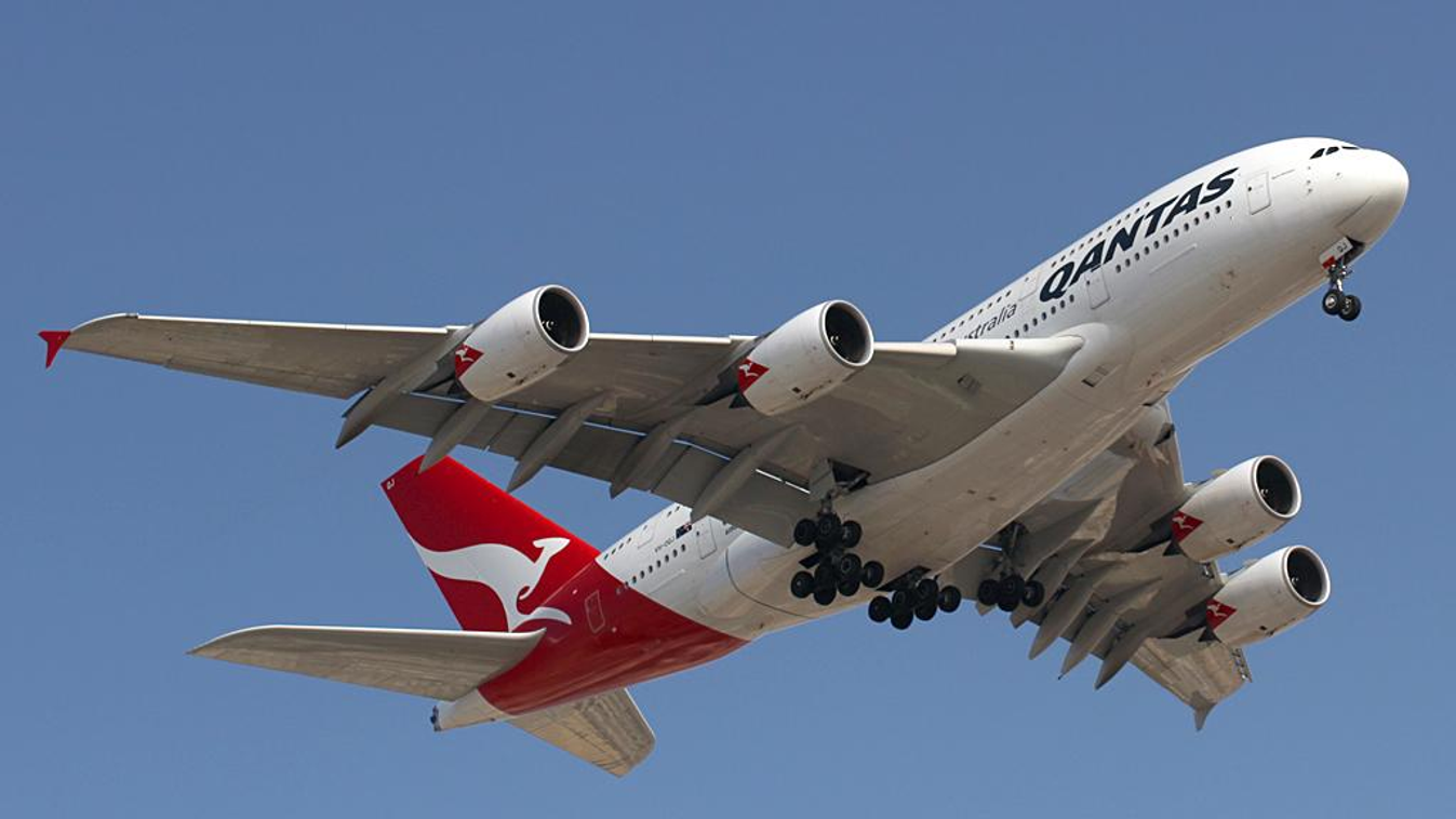 Qantas Airlines Airbus A380 A380-800 superjumbo repülőgép 