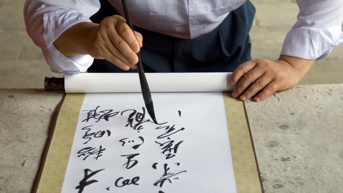 kínai kalligráfiai tekercs, Kína, kalligráfia, kalligráfus 