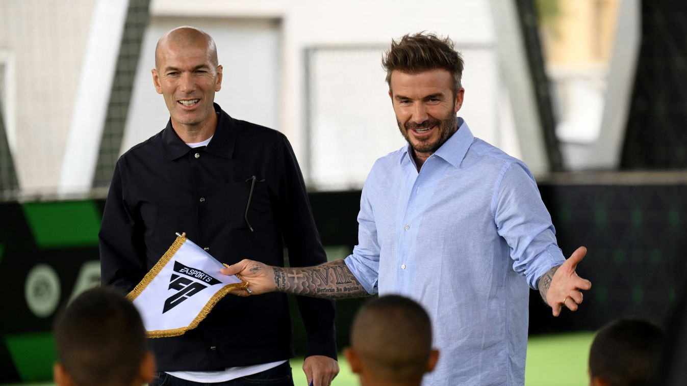 Zinedine Zidane, David Beckham 