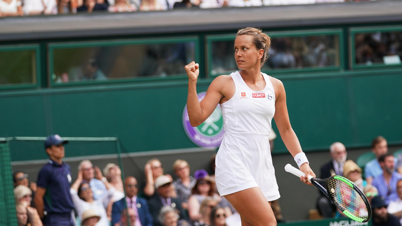 Wimbledon Tennis: Ladies' singles quarterfinals: Strycova VS Konta TENNIS 