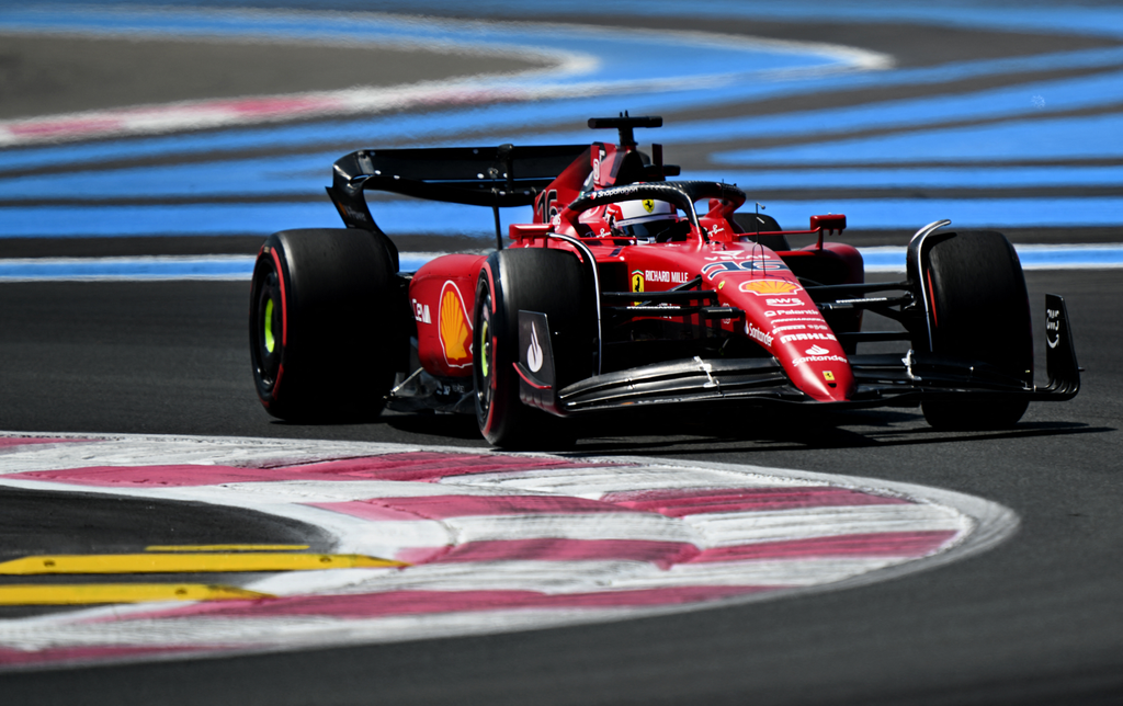 Forma-1, Charles Leclerc, Ferrari, Francia Nagydíj 2022, péntek 