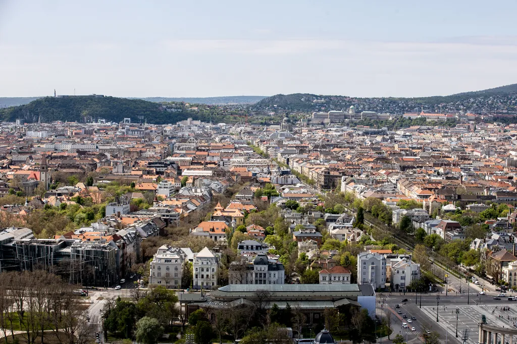 Élményléghajózás, Ballon, Városliget, Panoráma, Busapest, Élményléghajózás a Városligetben, léghajó, kilátás 