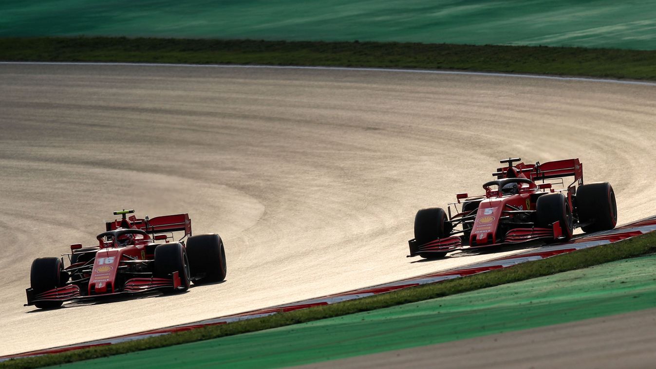 Forma-1, Török Nagydíj, Charles Leclerc, Sebastian Vettel, Ferrari 