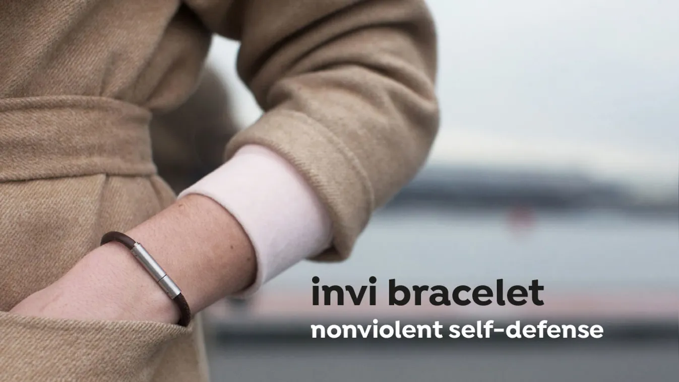 invi bracelet karkötő önvédelem nemi erőszak 