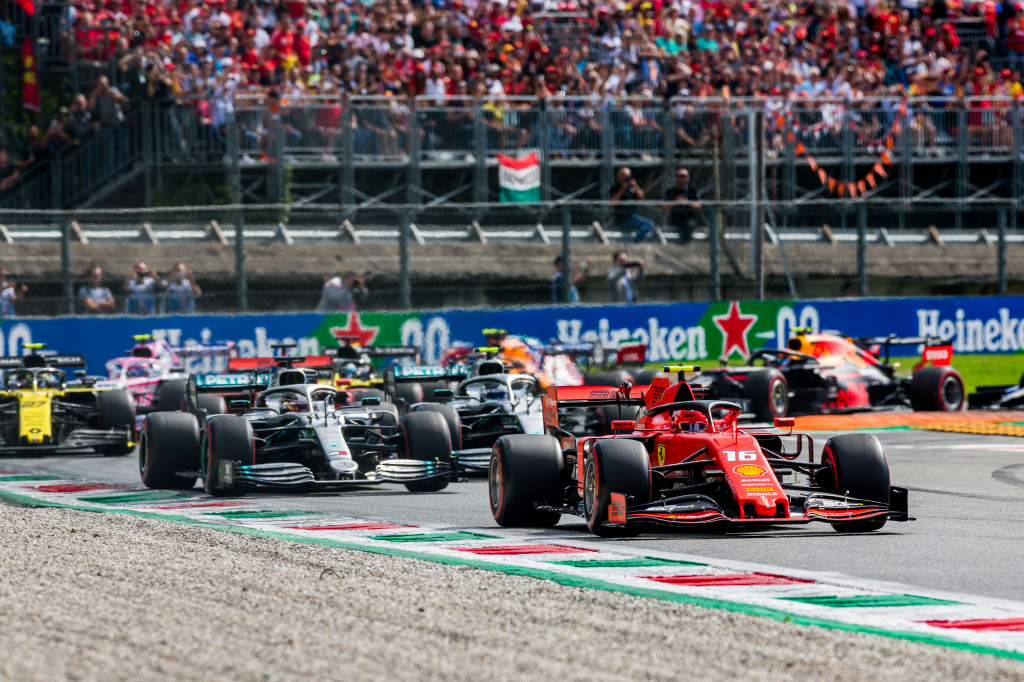 Forma-1, Olasz Nagydíj, Leclerc, Ferrari, Hamilton, Bottas, Mercedes 