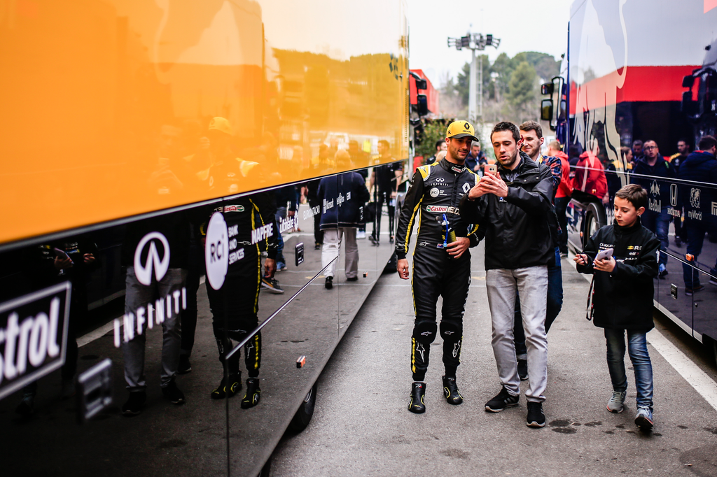 Forma-1, Daniel Ricciardo, Renault F1 Team, Barcelona teszt 3. nap 