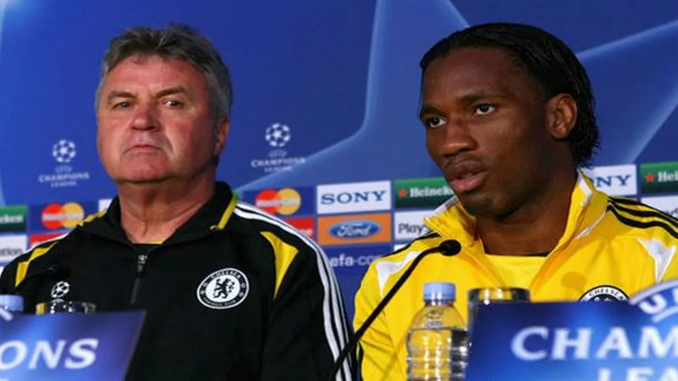 hiddink chelsea drogba 