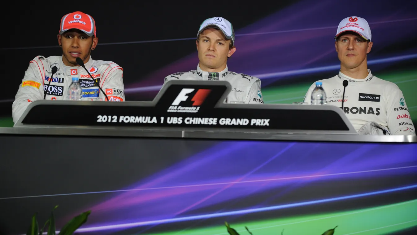 Forma-1, Lewis Hamilton, McLaren-Mercedes, Nico Rosberg, Michael Schumacher, Mercedes-AMG Petronas, Kínai Nagydíj 2012 