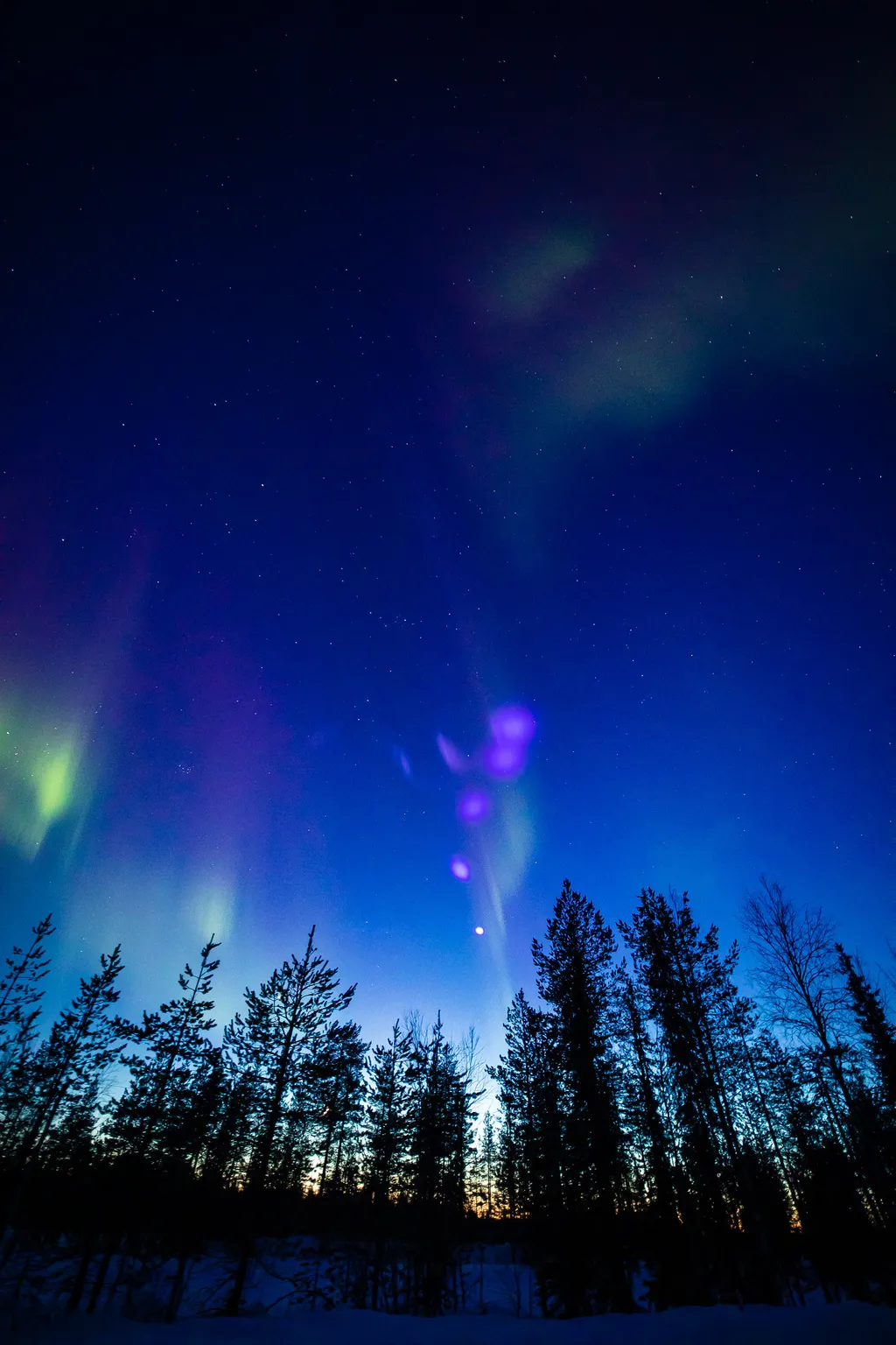 északi fény Finnország 