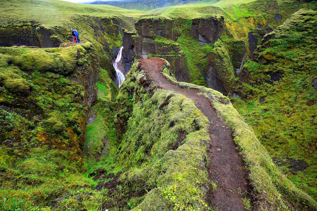 Fjaðrárgljúfur Izland kanyon Fjadrargljufur 