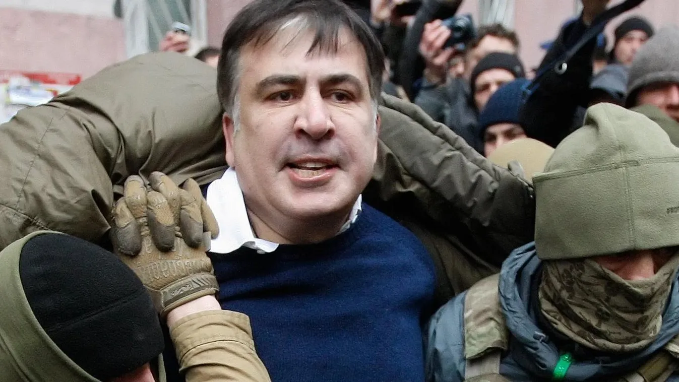 Miheil Szaakasvili őrizetbe vétele Kijevben 