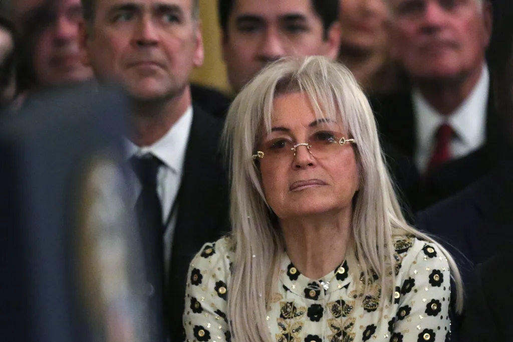 Miriam Adelson   President Trump Meets With Israeli PM Netanyahu At The White House GettyImageRank2 Horizontal POLITICS GOVERNMENT 