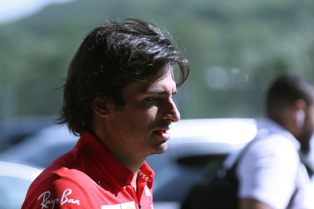 Forma-1, Carlos Sainz, Ferrari, Magyar Nagydíj 2021, péntek 