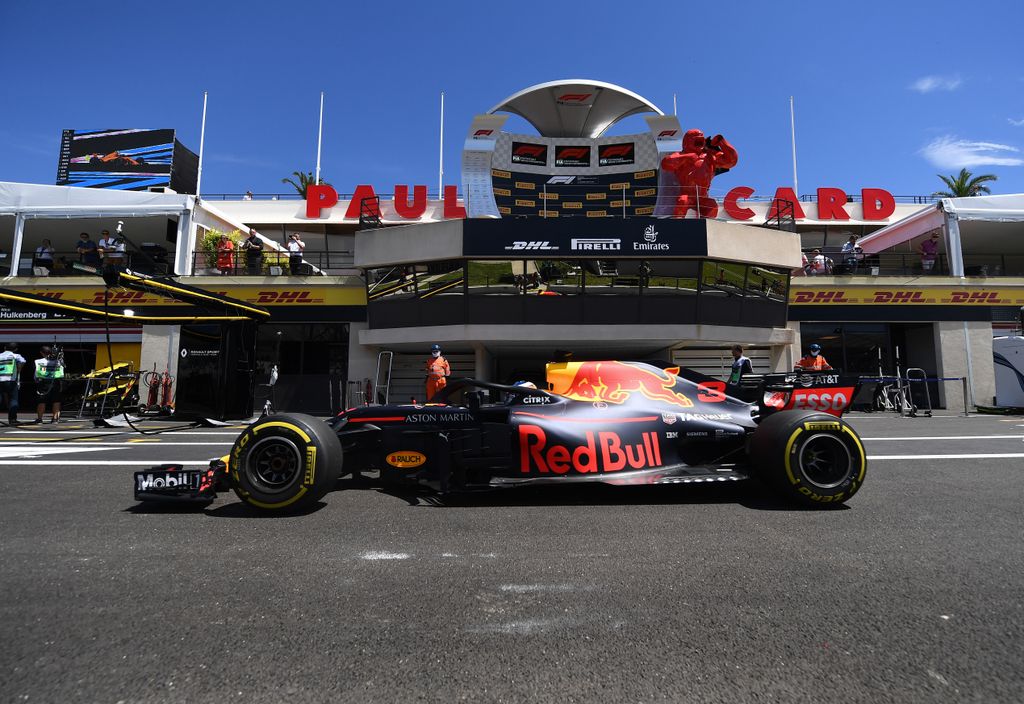 A Forma-1-es Francia Nagydíj pénteki napja, Daniel Ricciardo, Red Bull Racing 