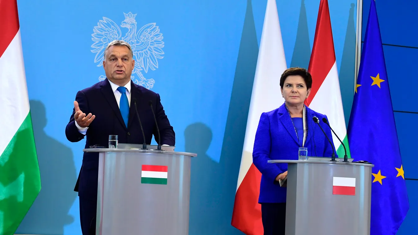 Orbán Viktor; Beata Szydlo, Varsó 
