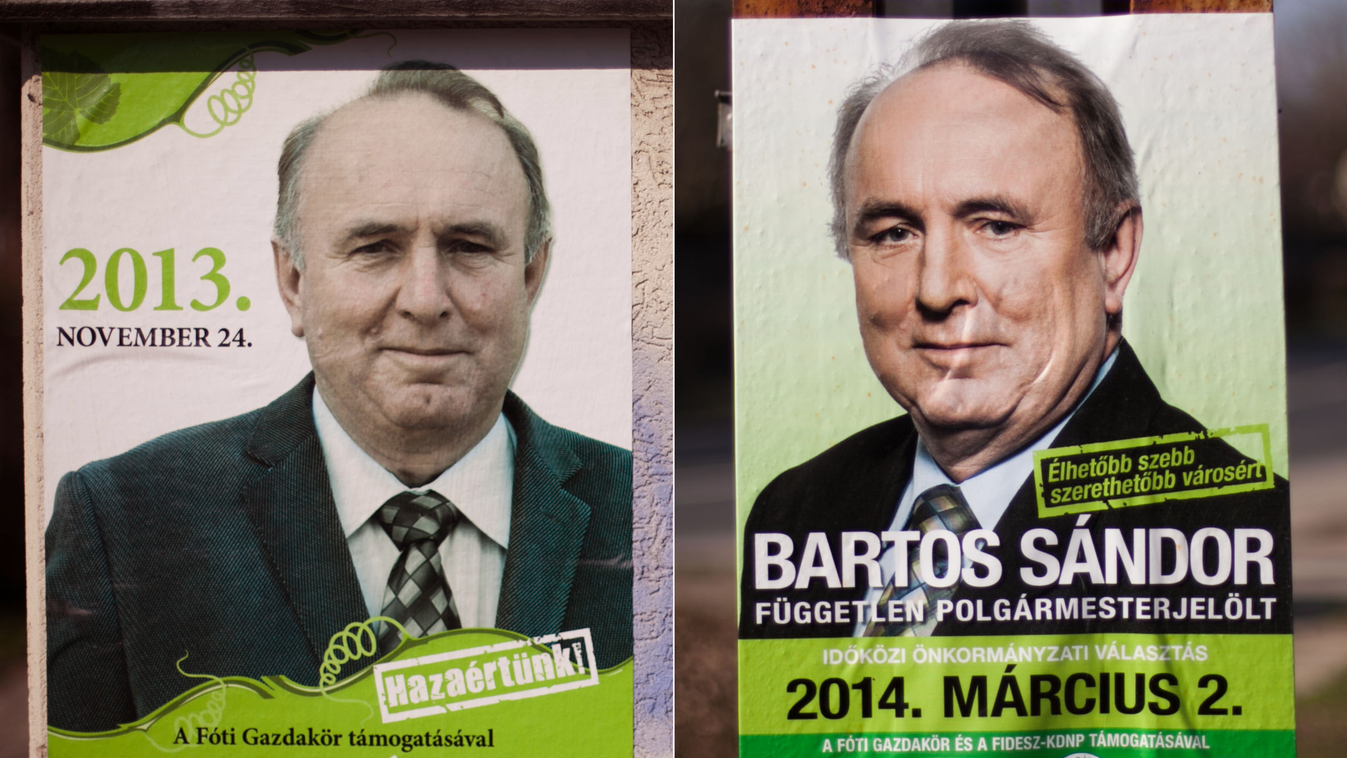Megismételt időközi polgármester- és önkormányzati választás Fóton választás 2014 helyhatósági választás polgármester-választás Fót választási plakát poszter kampány 