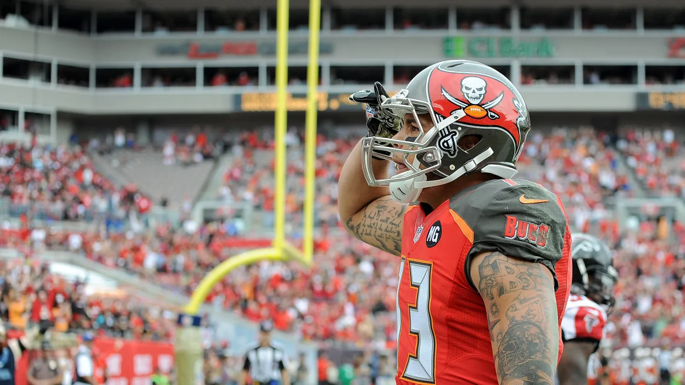 Atlanta Falcons v Tampa Bay Buccaneers GettyImageRank3 People SPORT HORIZONTAL AMERICAN FOOTBALL CROWD Scoring USA STADIUM Florida - USA Tampa Touchdown Tampa Bay Buccaneers Atlanta Falcons NFL Raymond James Stadium Vincent Jackson Second Quarter - Sport 