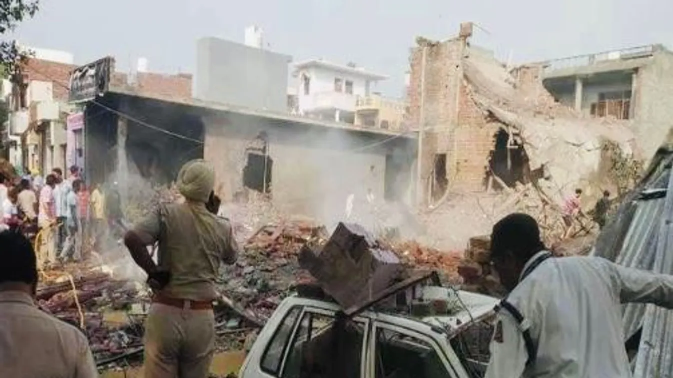 tűzijátékgyár, India, robbanás, Batala of Gurdaspur 