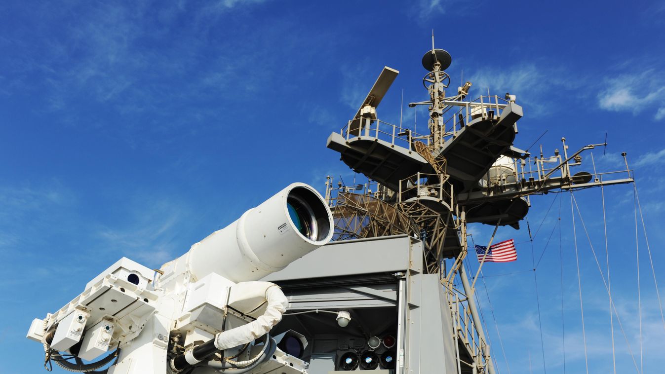 lézerfegyver ágyú amerikai hajó uss ponce haditengerészet 