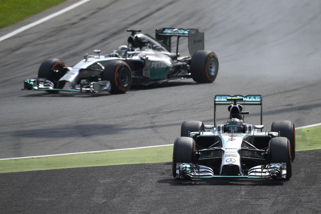 Forma-1, Olasz Nagydíj, Mercedes, Lewis Hamilton, Nico Rosberg 