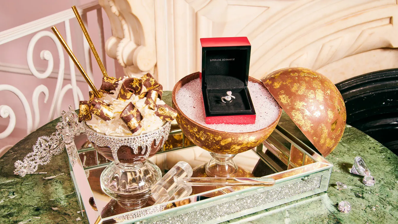 Diamond Frrrozen Hot Chocolate, Serendipity3, Valentin-napi luxus sütemény 