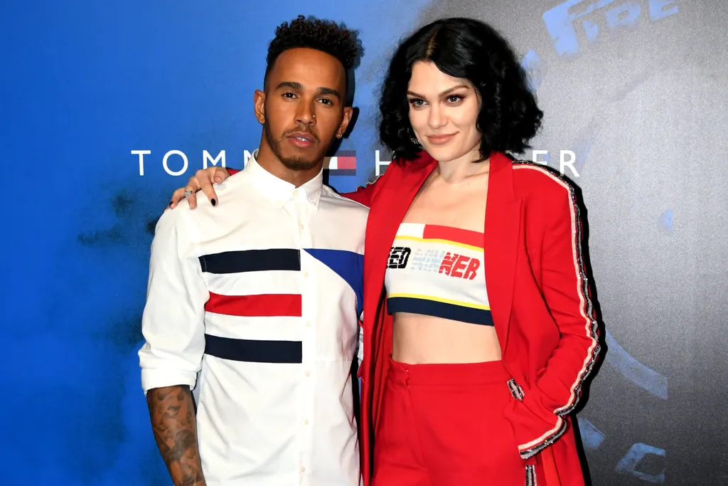 Lewis Hamilton teams with Jessie J and Chinese stars to endorse fashion brand in Shanghai China Chinese Shanghai Tommy Hilfiger Lewis Hamilton Jessie J star celeb celebrity 