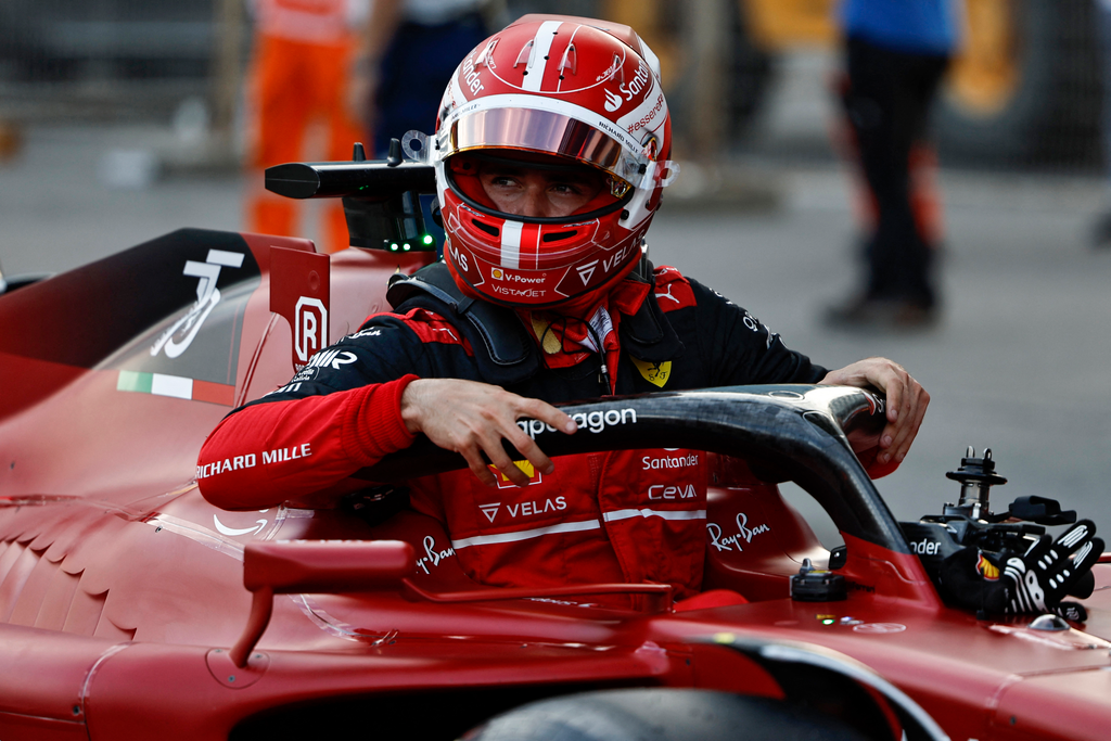 Forma-1, Charles Leclerc, Ferrari, Azeri Nagydíj 2022, szombat 