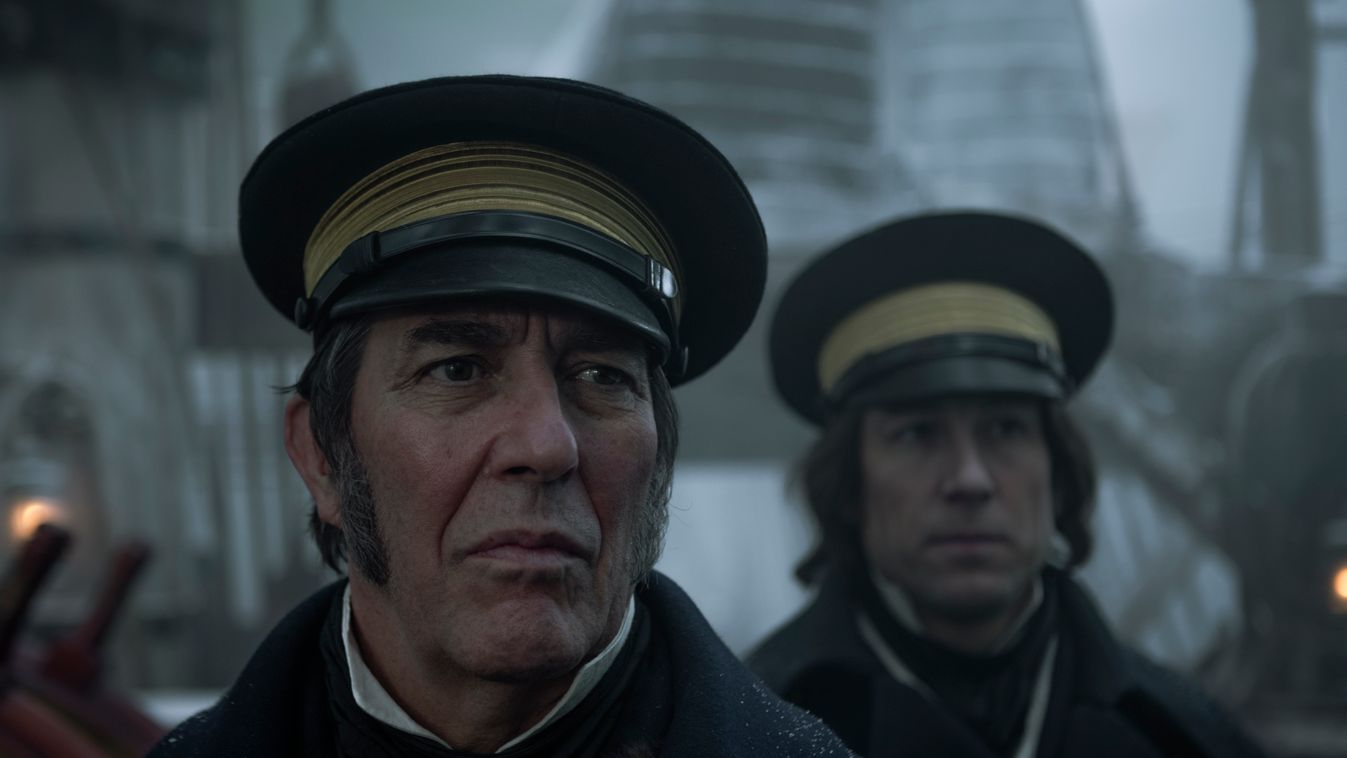 approved by EPS 9.12.17 Ciarán Hinds as John Franklin, Tobias Menzies as James Fitzjames - The Terror _ Season 1, Episode 1 - Photo Credit: Aidan Monaghan/AMC 