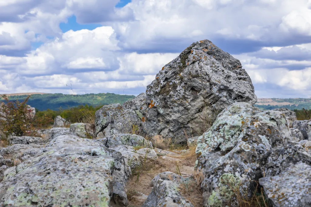 Pibiti Kamani, a kőerdő, Bulgária,  stone 
