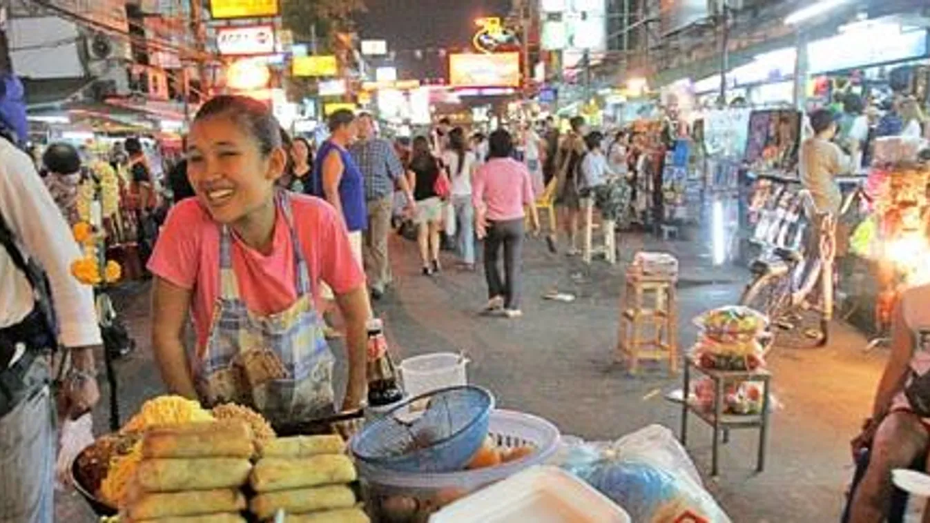 THAILAND STREET food árus 