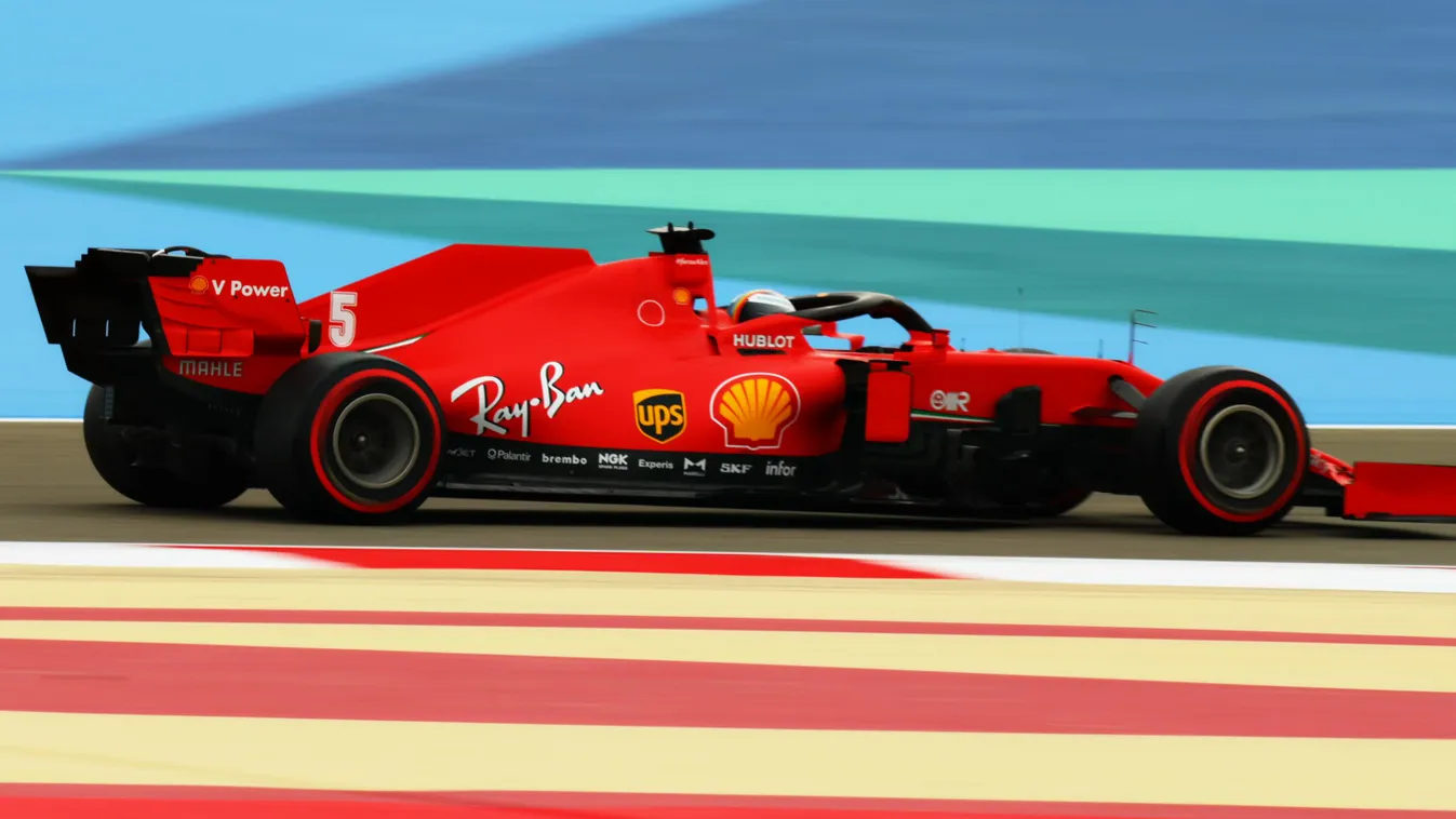 Forma-1, Bahreini Nagydíj, Sebastian Vettel, Ferrari 