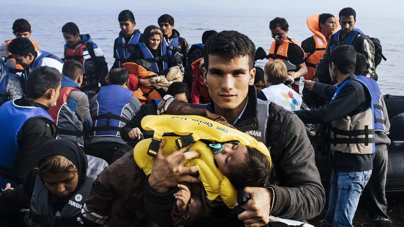 menekült migráns menekültek migránsok görögország leszbosz 