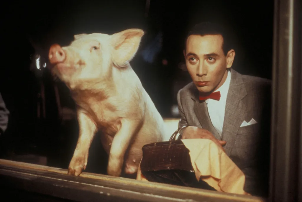 Big Top Pee wee Cinema basket Horizontal MAN ANIMAL PIG 