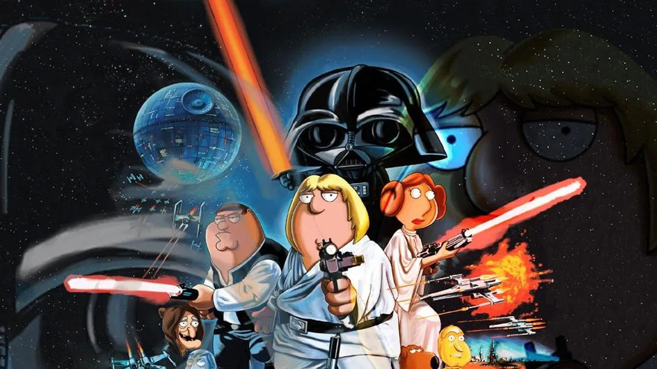 Family Guy Star Wars poster Blue Harvest 