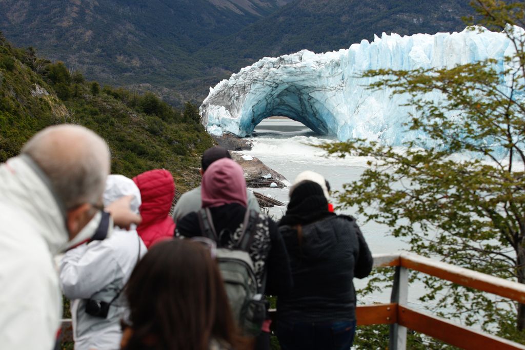 Perito Moreno gleccserhíd leomlása 