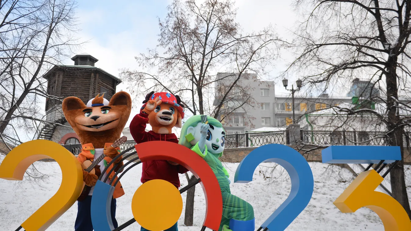 Russia Universiade Countdown preparation Horizontal, Universiade, orosz, 2023 