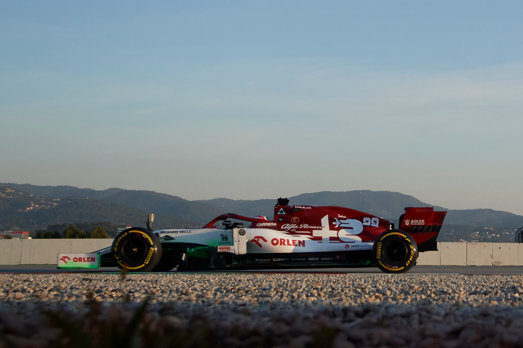 Forma-1, Antonio Giovinazzi, Alfa Romeo, Barcelona teszt 3. nap 