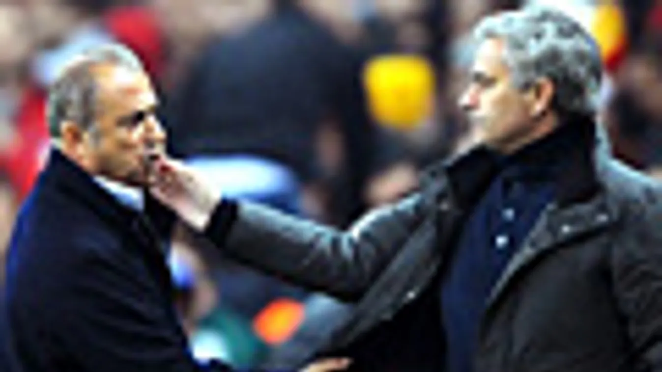 Fatih Terim és Jose Mourinho,  Galatasaray vs Real Madrid, Április 9, 2013