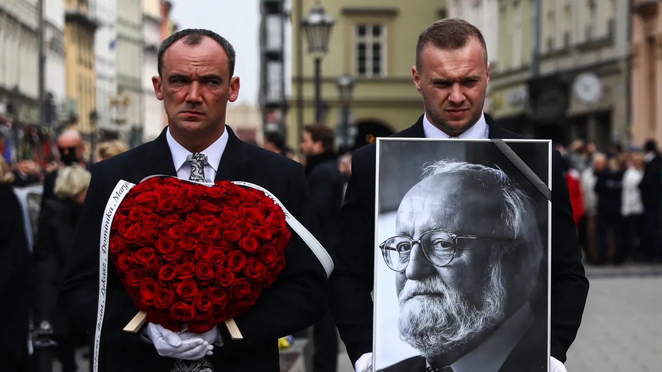 Krzysztof Penderecki Burial In Krakow poland polish cracow krakow Krzysztof Penderecki burial service musician photography conductor Krzysztof Penderecki Polish composer state funeral coronavirus pandemic March Horizontal EUROPE EUROPEAN COMPOSER PORTRAIT