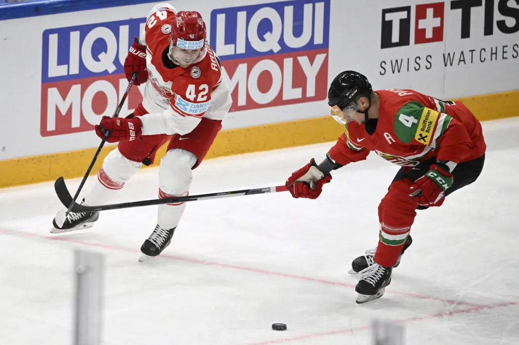 Magyarország - Dánia, jégkorong, hoki, világbajnokság, IIHF jégkorong-világbajnokság, Tampere Deck Arena, 2023.05.13. 