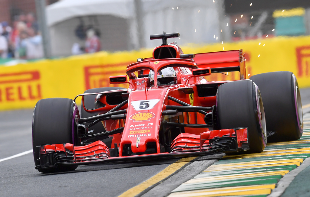 A Forma-1-es Ausztrál Nagydíj szombati napja, Sebastian Vettel, Scuderia Ferrari 