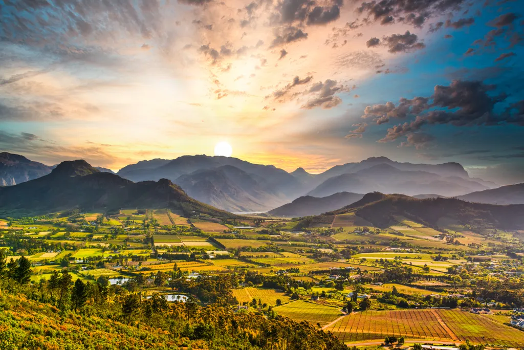 Franschhoek, Dél-Afrika 