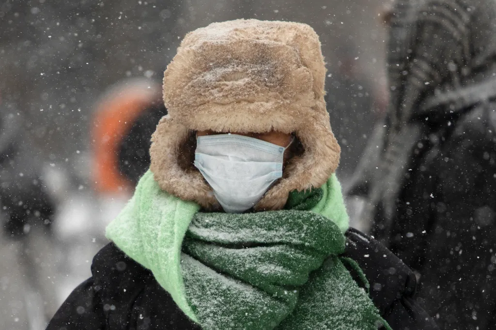 hó, havazás, tél, 2021.02.09., pandemic health TOPSHOTS Horizontal 