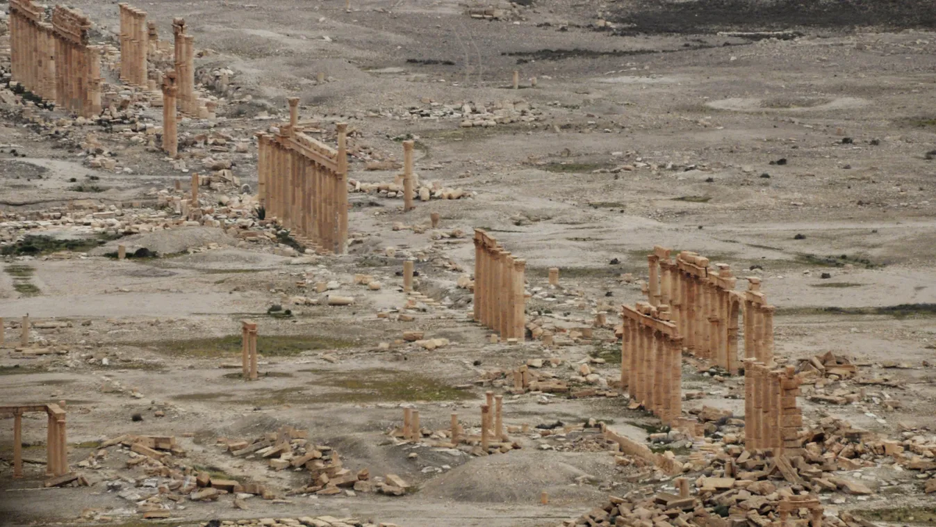 Palmüra romvárosa a felszabadítás után 