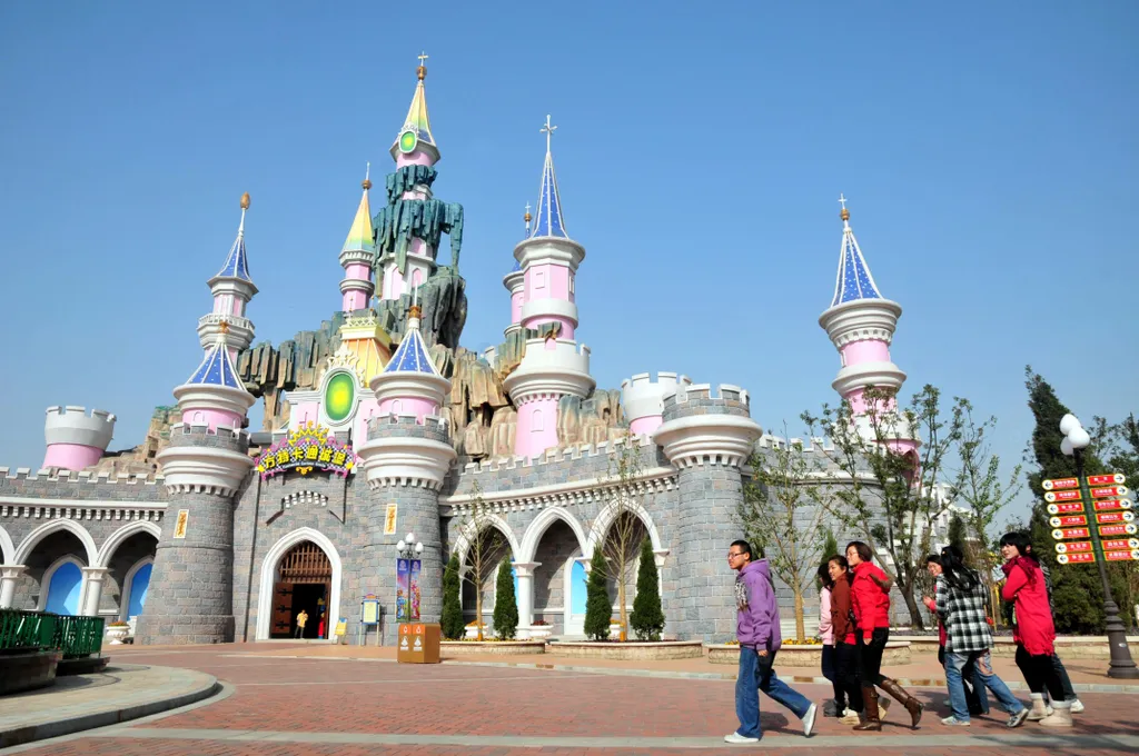 China opens theme park with traditional elements China Chinese Anhui Wuhu Fantawild theme park amusement entertainment dreamland dream land HORIZONTAL 