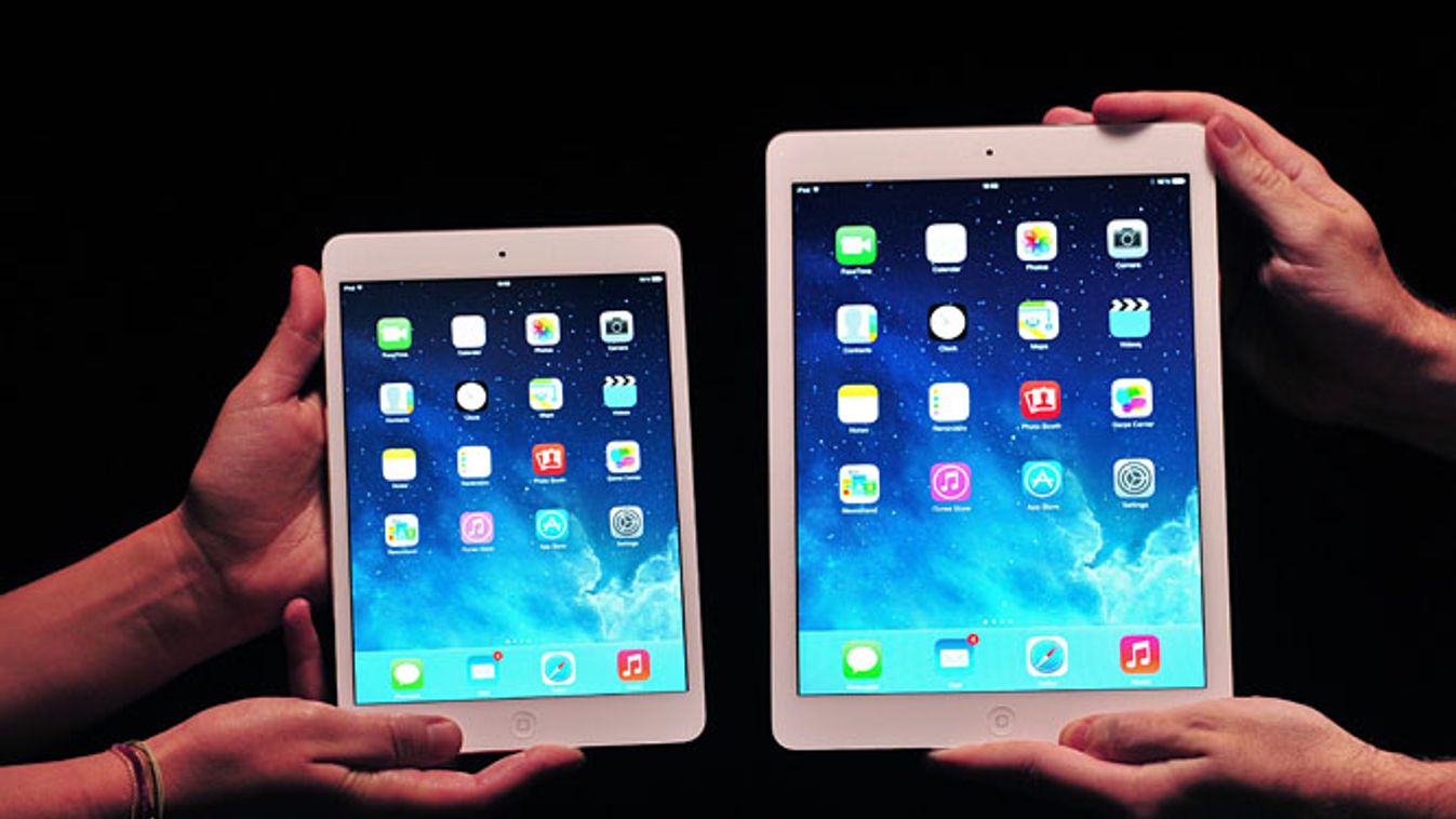 Az Apple, tabletjei a retina kijelzős iPad mini és az iPad Air