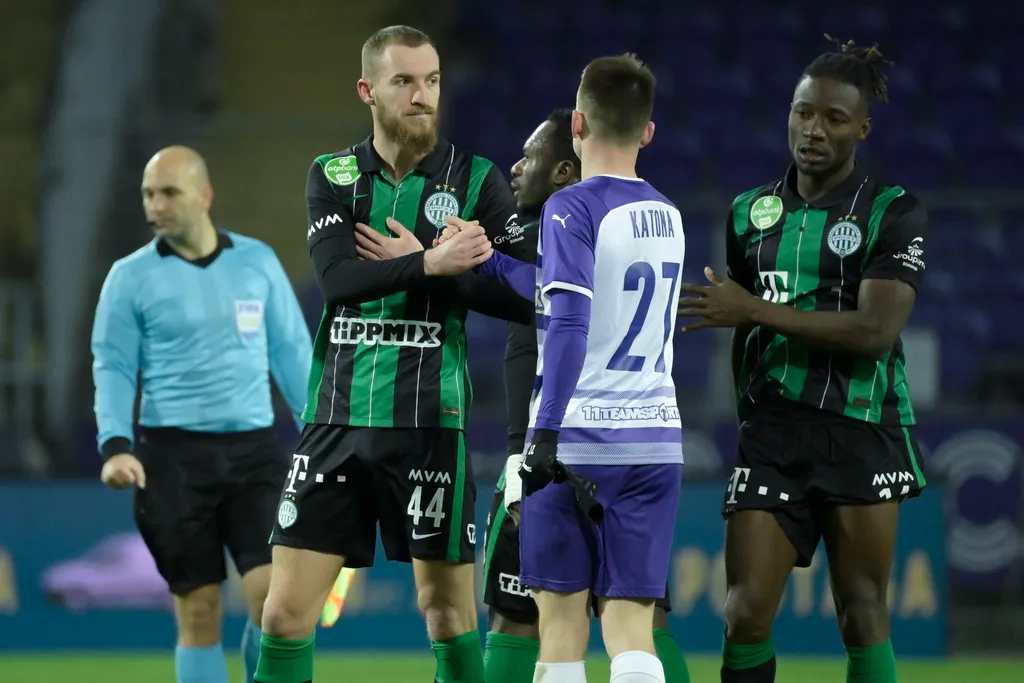 vége Labdarúgás, OTP Bank Liga, Újpest-Ferencváros 2022.01.30. 