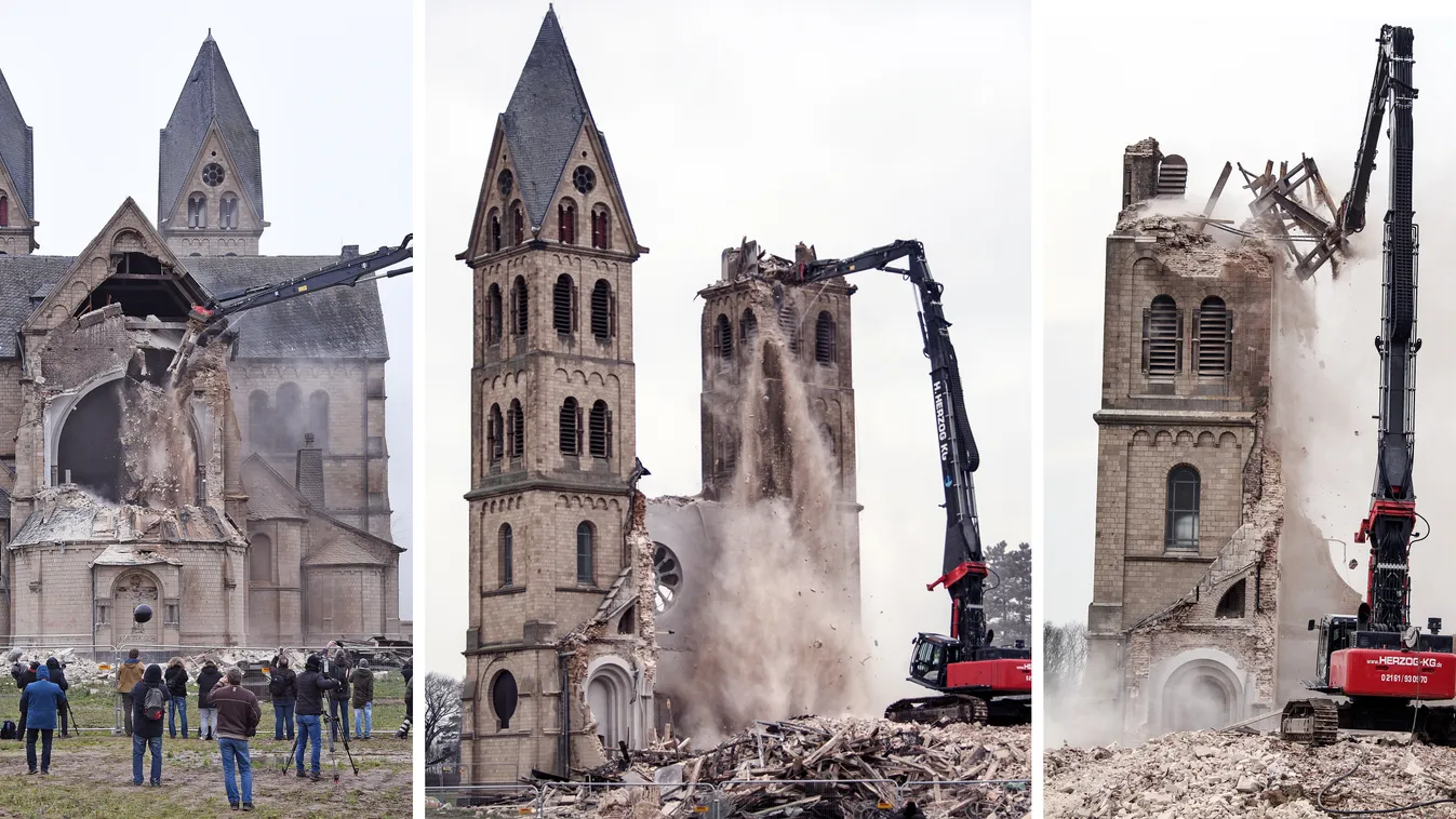 Demolition of 'Immerath Cathedral' DEMOLITION 